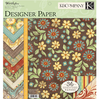 Wild Saffron Two-Sided Paper Pad von K&Company