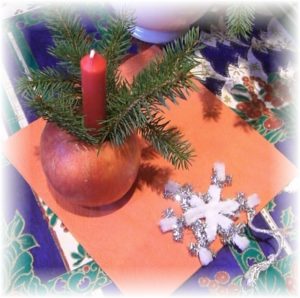 Advent und Kerzenschein