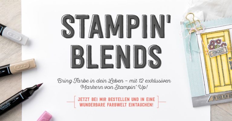 Stampin’ Blends – Marker zum Colorieren & Set Farbenfroh