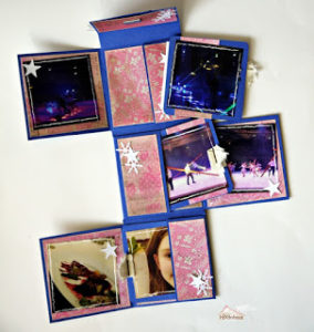 Minialbum aus einem 12×12 Sheet Papier