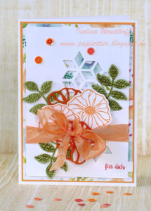 Bunte Vielfalt — Glückwunsch in Pfirsich und Calypso