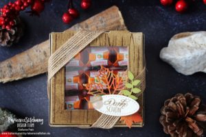 Blog Hop Herbstliche Verpackung mit der Pizzaschachtel & K&uuml;sschen