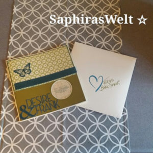 Hochzeitskarte und Geldgeschenk