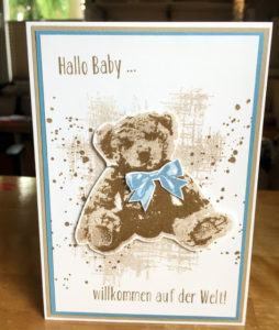 Karte zur Geburt