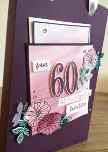 Geschenktüte zum 60.Geburtstag