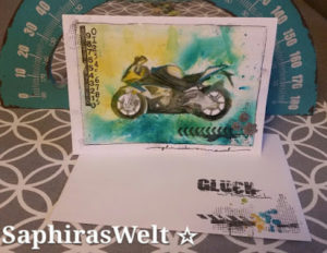 Echte Männer Geburtstagskarte – Saphira liebt Brushos