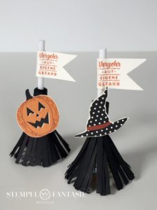 Lolli-Hexenbesen zu Halloween