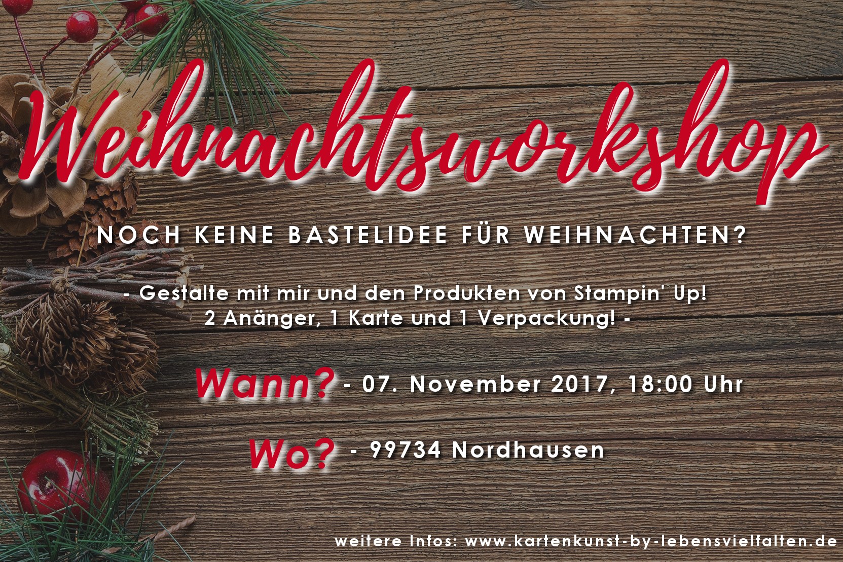 Weihnachtsworkshop 2017