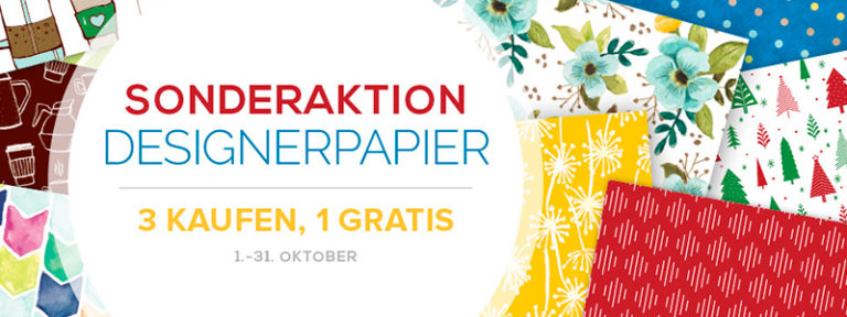 Aktion Designerpapier – 3 Kaufen, 1 Gratis