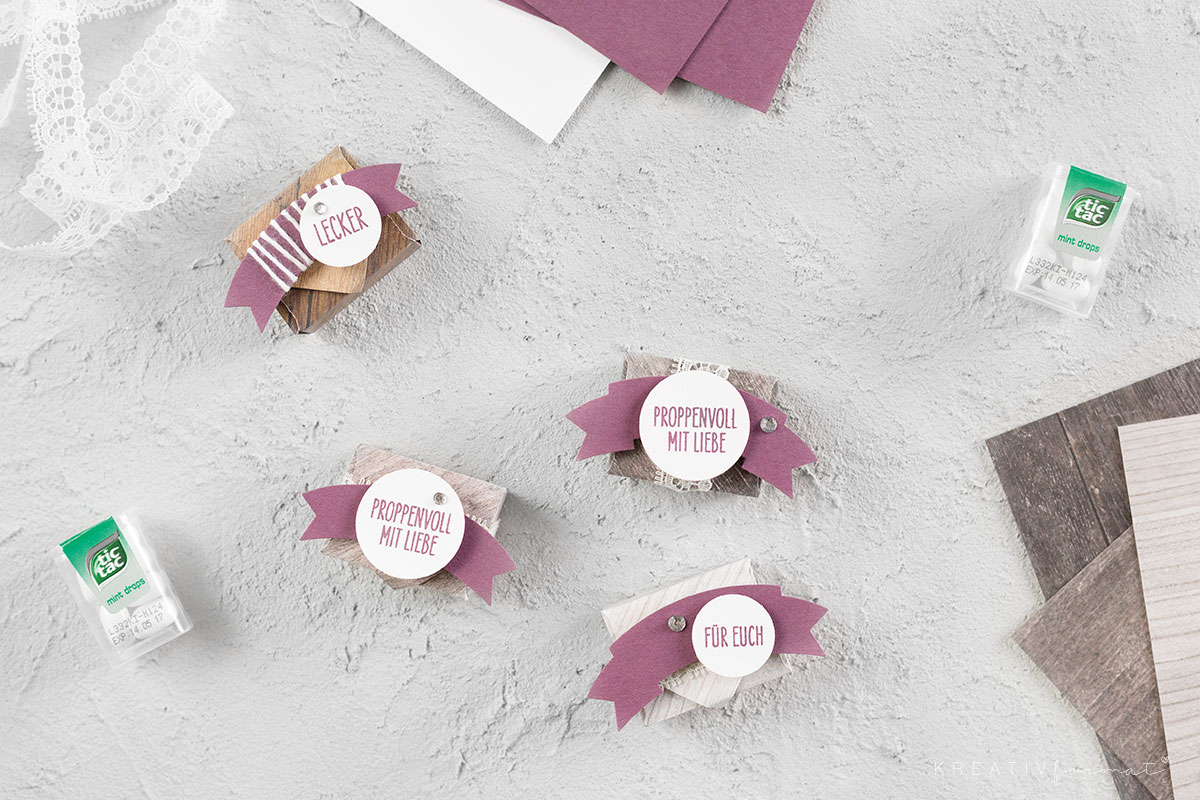 Mini-Verpackungen in Feige – Be Inspired