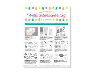 15% Rabatt auf ausgewählte Produkte zum Weltkartenbasteltag