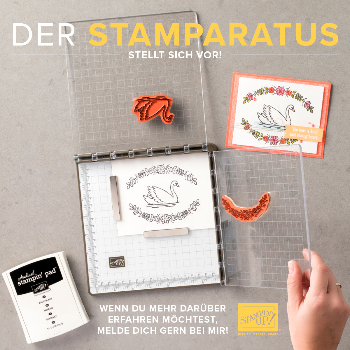 Der Stamparatus ist da
