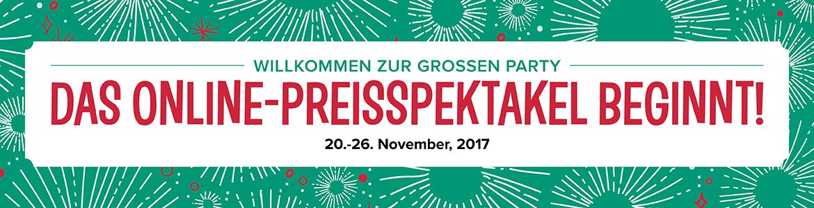 Online-Preisspektakel 2017 – Rabatte bis 40%