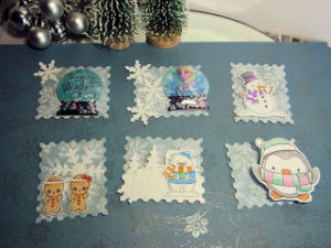 kleine Gruppenbastelei – Thema Winter Card Candy