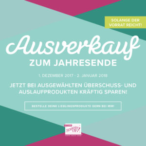 Der Ausverkauf zum Jahresende…