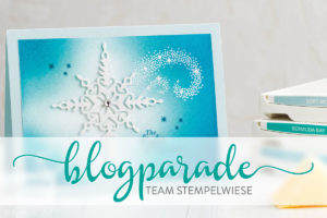 Blogparade: Winterzauber – Karte mit Tannenbaum aus Strukturpaste