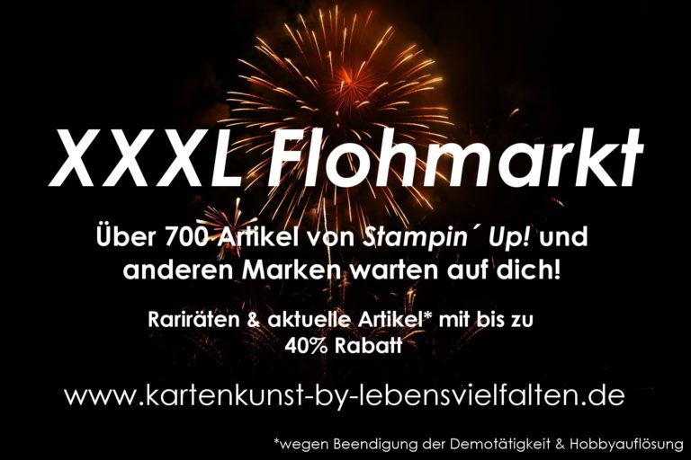 XXXL Stampin Up Flohmarkt nun eröffnet