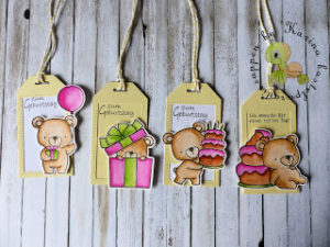 Geburtstagstags / Geschenkanhänger