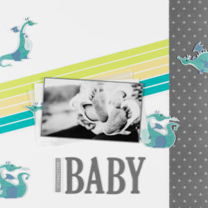 Layout Hallihallo Baby &ndash; Drachen & M&auml;rchenzauber
