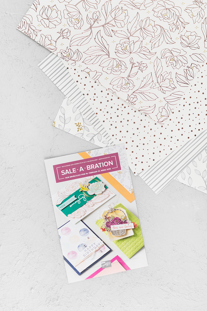 Neue Sale-a-Bration Produkte  &ndash; Stempelsets & Designerpapier