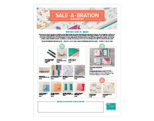 SALE-A-BRATION  – noch bleibt Zeit … und das mit noch mehr Gratisprämien