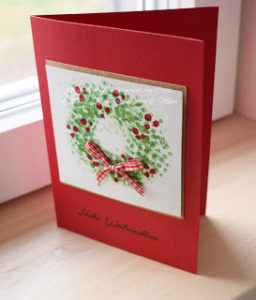 Weihnachtskartenproduktion…