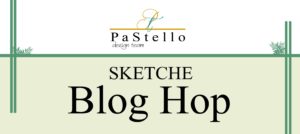 PaStello-BlogHop: Blumige Vintage-Karte
