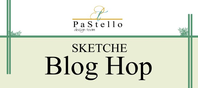 PaStello-BlogHop: Blumige Vintage-Karte