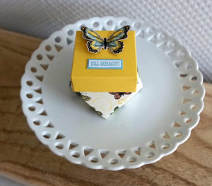 Diamantbox mit dem Punchboard für Geschenktüten.