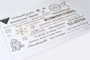 Weihnachtskarten Produktion – Alle Jahre wieder…