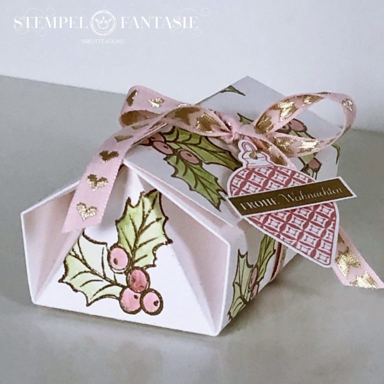 Origami-Haus-Box mit Tutorial