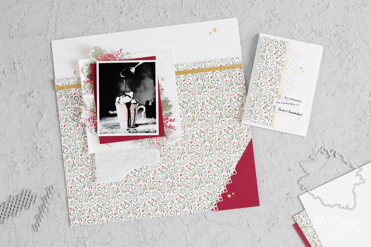 Wunderbare Weihnachtszeit &ndash; Layout & Karte