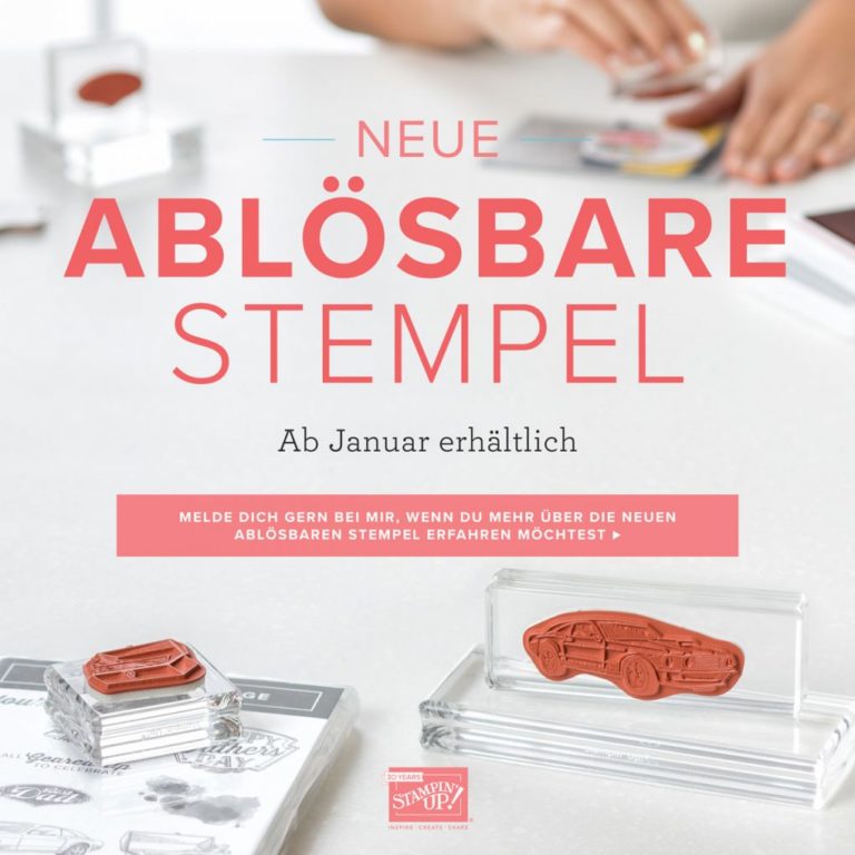 Neu: Ablösbare Stempel