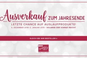 Ausverkauf zum Jahresende