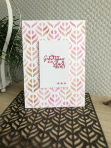 Hintergründe mit Schablonen gestalten