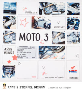 Viel Foto-Scrapbookinglayout mit meinem neuen Projekt für 2020