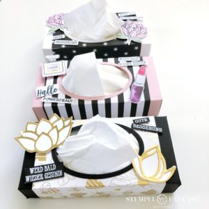 Taschentuch-Box “Gute Besserung”