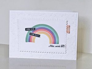 Regenbogen-Karte – Alles wird gut!