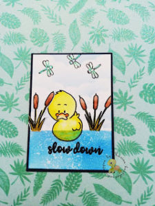 Gerda Steiner Designs Challenge – ATC mit Entchen