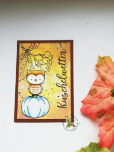 die nächste Herbst ATC ist fertig #2