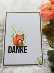 easy peasy Dankeskarte