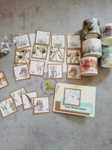 Deko Briefmarken mit Washi Tape – Video
