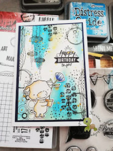 easy peasy Mixed Media Geburtstagskarte – Video