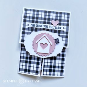 Funky-Fold-Card im Karostyle