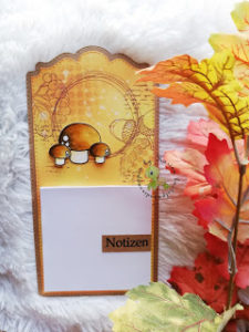 herbstliches Notizpad