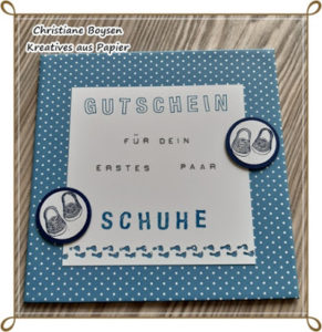 Gutschein für Schuhe